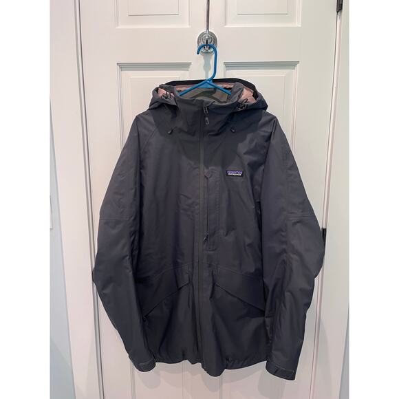 Patagonia Women's Insulated Snowbelle Ski Jacket Smolder Blue XL - Picture 1 of 16